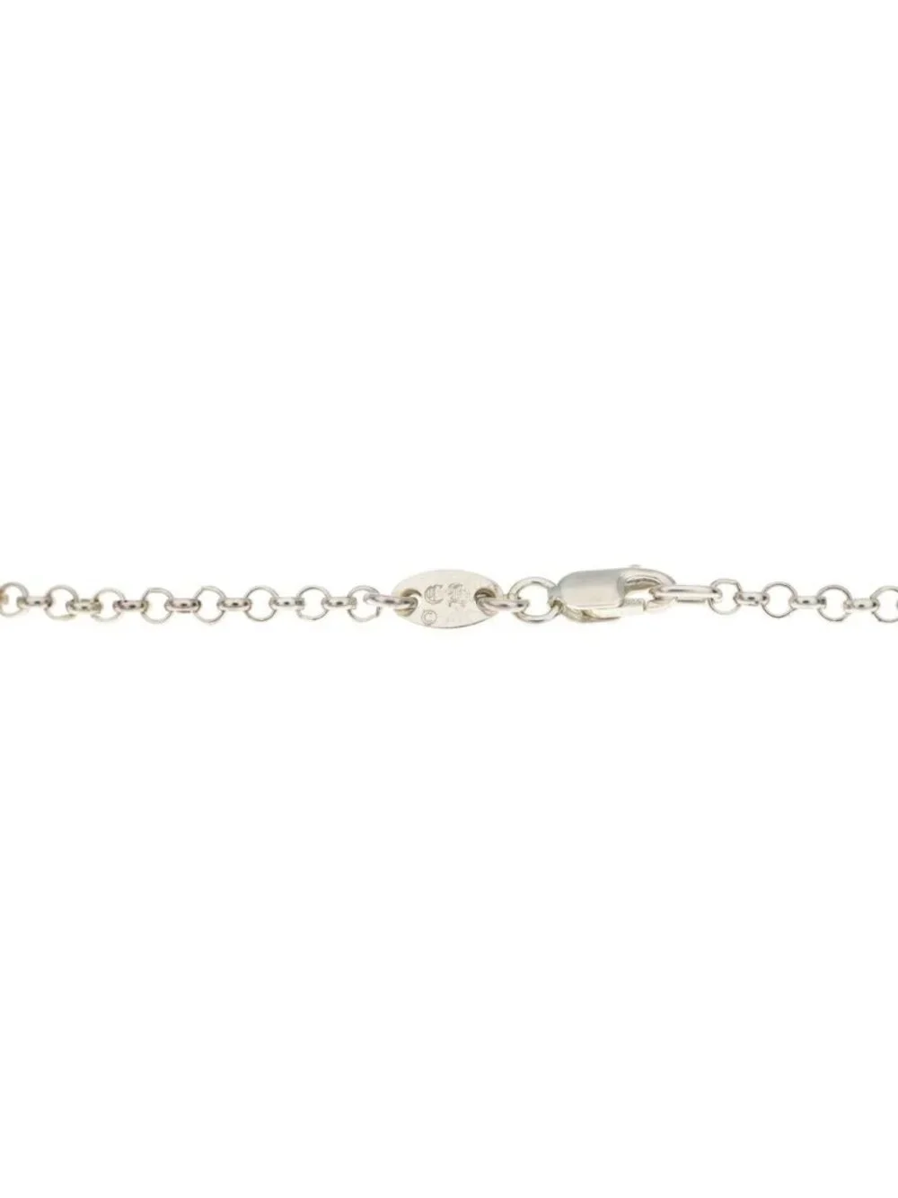Chrome Hearts Roll Chain Necklace Silver